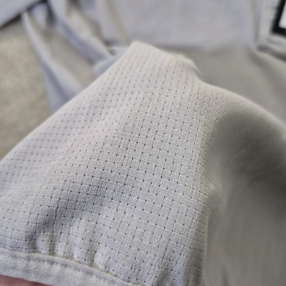 7 Diamonds Oxygenate 1/4 Zip Top Mens Small Gray Performance Stretch Golf New - Picture 6 of 10